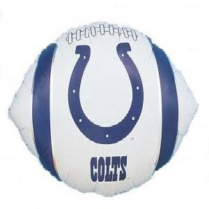 9" Airfill Only NFL Football Balloon Indianapolis Colts