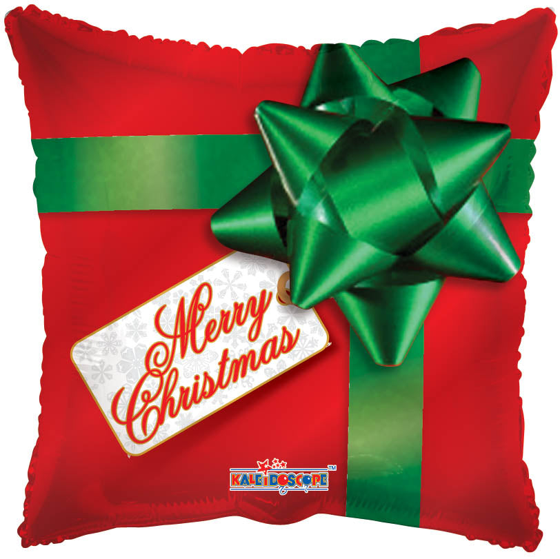 18" X-Mas Gift Balloon