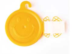 Smiley Yellow Balloon Weight + Ribbon 8 gram