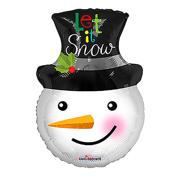 18" Snowman Shape Balloon