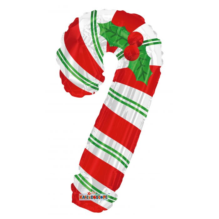 12" Candy Cane Foil Balloon