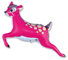 28" Gazelle Fuchsia Balloon