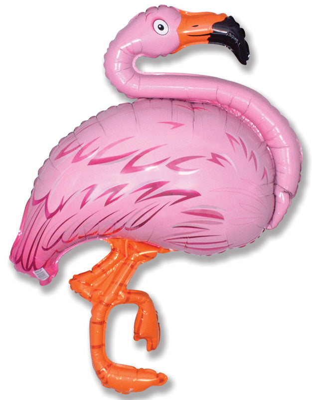 36" Pink Flamingo Foil Balloon