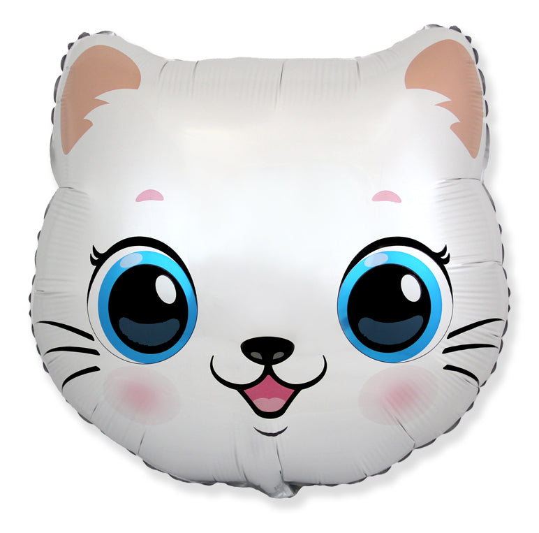 22" Cat Head Foil Balloon