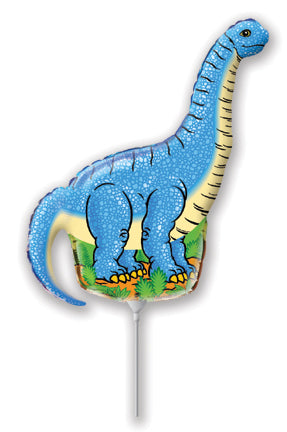 Airfill Only Blue Diplodocus Balloon