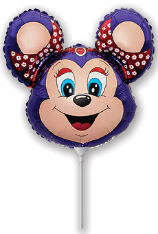 Airfill Only Babsy Mouse Violet Balloon