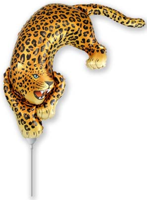 Airfill Only Savage Leopard Foil Balloon