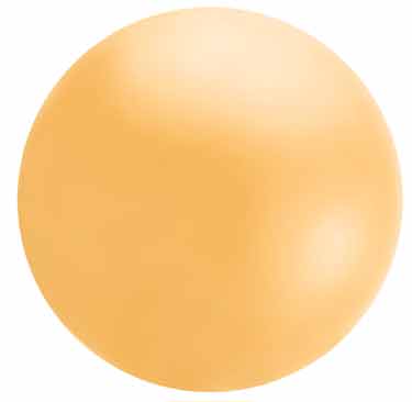 4 Foot Orange Cloudbuster Balloon Chloroprene