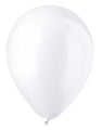 12" CTI PartyLoon Brand Latex Balloons (100 Per Bag) Standard White