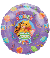 18" Pooh Bonne Fete French Balloon