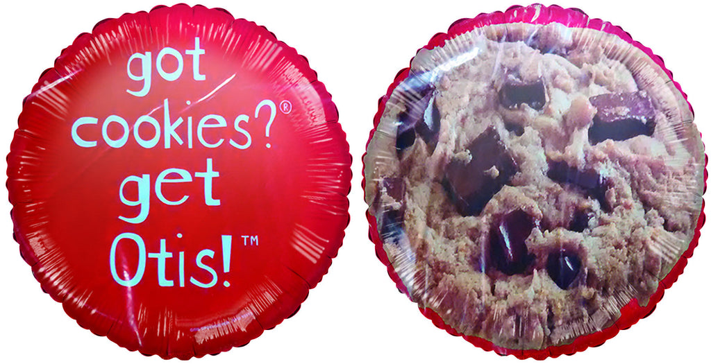 9" Airfill Only Balloon Got Cookies? Get Otis! Red