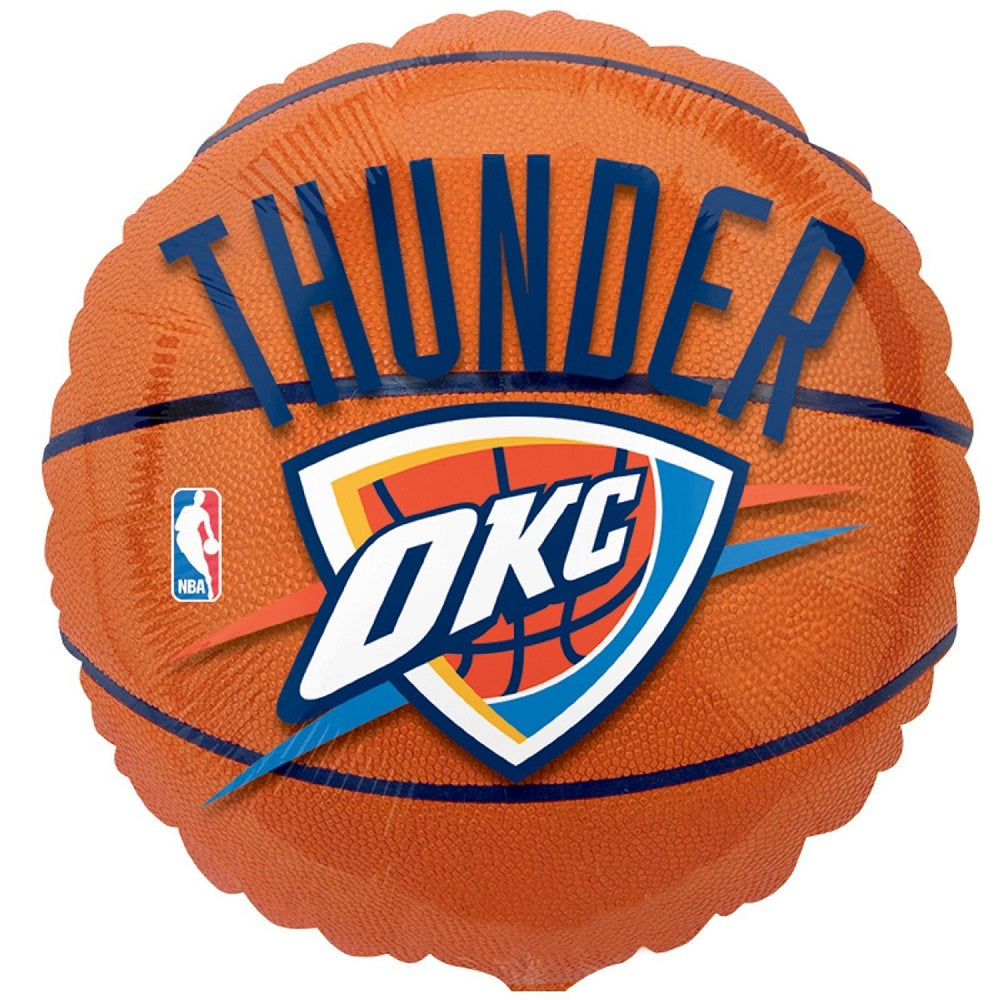 18" NBA Oklahoma City Thunder Basketball Balloon