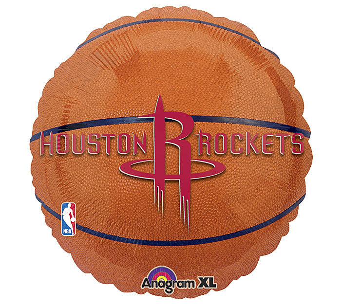 18" NBA Houston Rockets Basketball Balloon