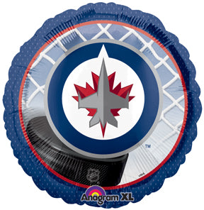 18" NHL Hockey Winnipeg Jets Mylar Balloon