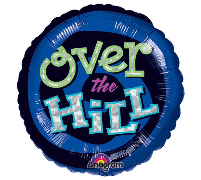 18" Holographic Oh No! Over the Hill Balloon