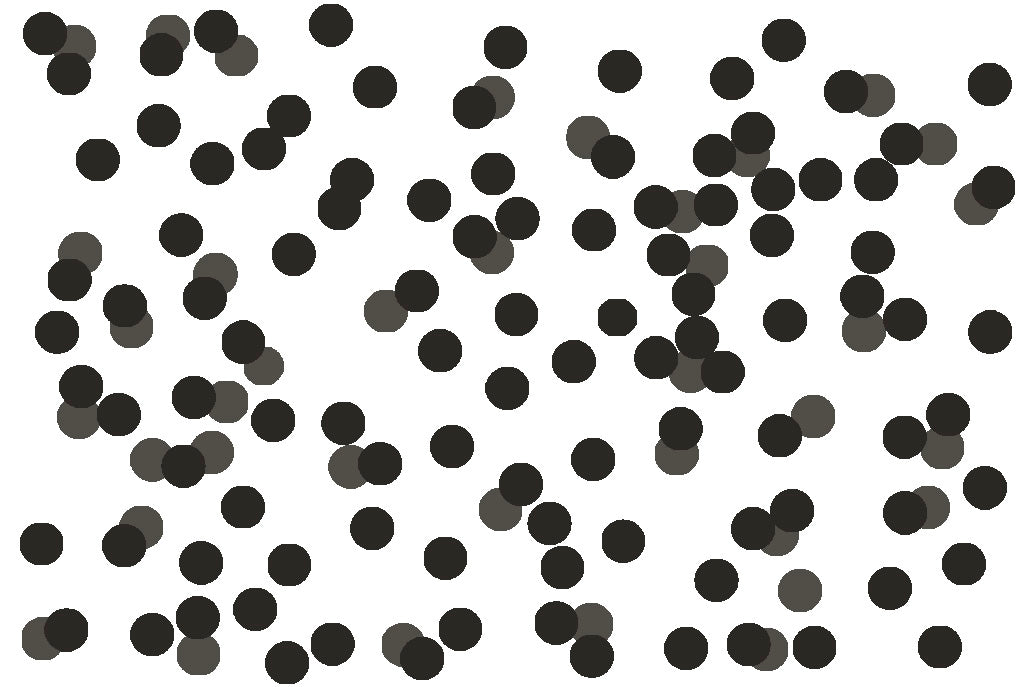 Tissue Paper Balloon Confetti Dots Dots Black