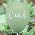 Cactus Texture Pioneer Qualatex Latex Balloons 
