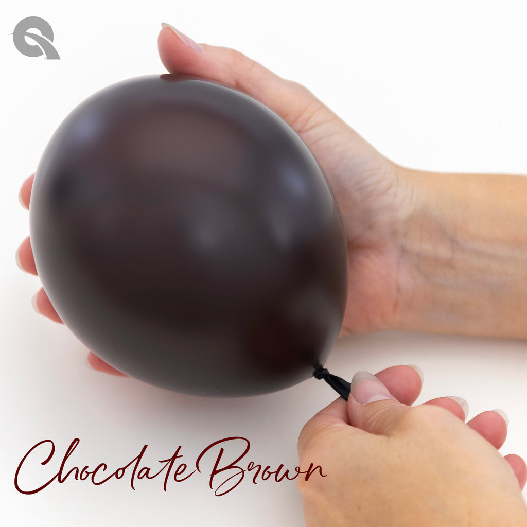 Chocolate Brown Hand Pioneer Qualatex Latex Balloons 