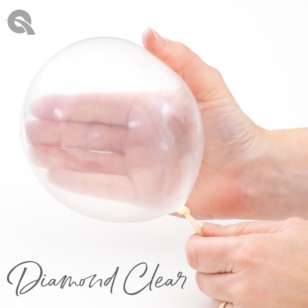 Diamond Clear Hand Pioneer Qualatex Latex Balloons 