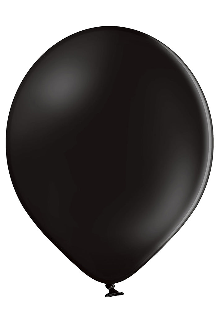 Inflatex Balloon Image 5" Ellie's Brand Latex Balloons Black (100 Per Bag)