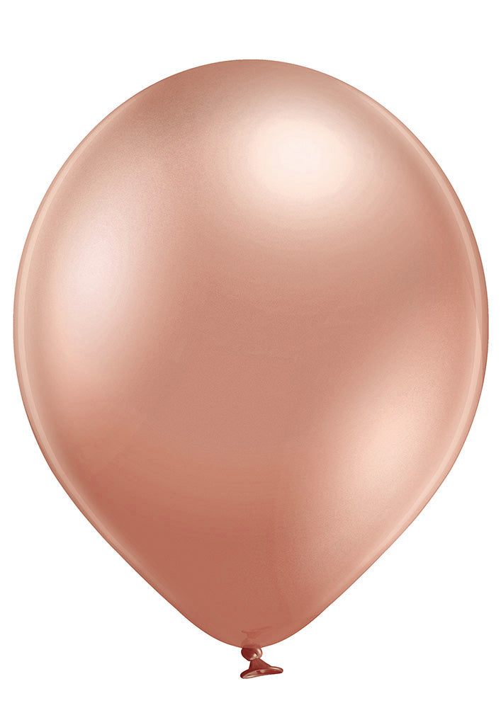 Inflatex Balloon Image 5" Ellie's Brand Latex Balloons Glazed Rose Gold (100 Per Bag)