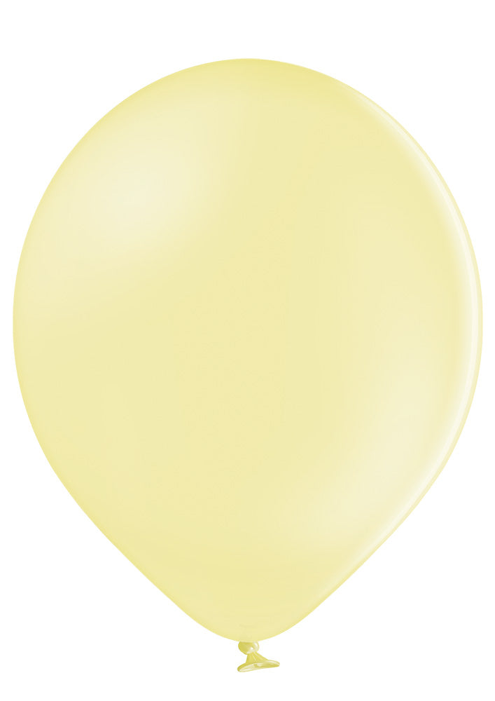 Inflatex Balloon Image 5" Ellie's Brand Latex Balloons Lemon Cream (100 Per Bag)