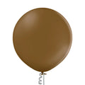 Inflatex Balloon Image 24" Ellie's Brand Latex Balloons Milk Chocolate (10 Per Bag)