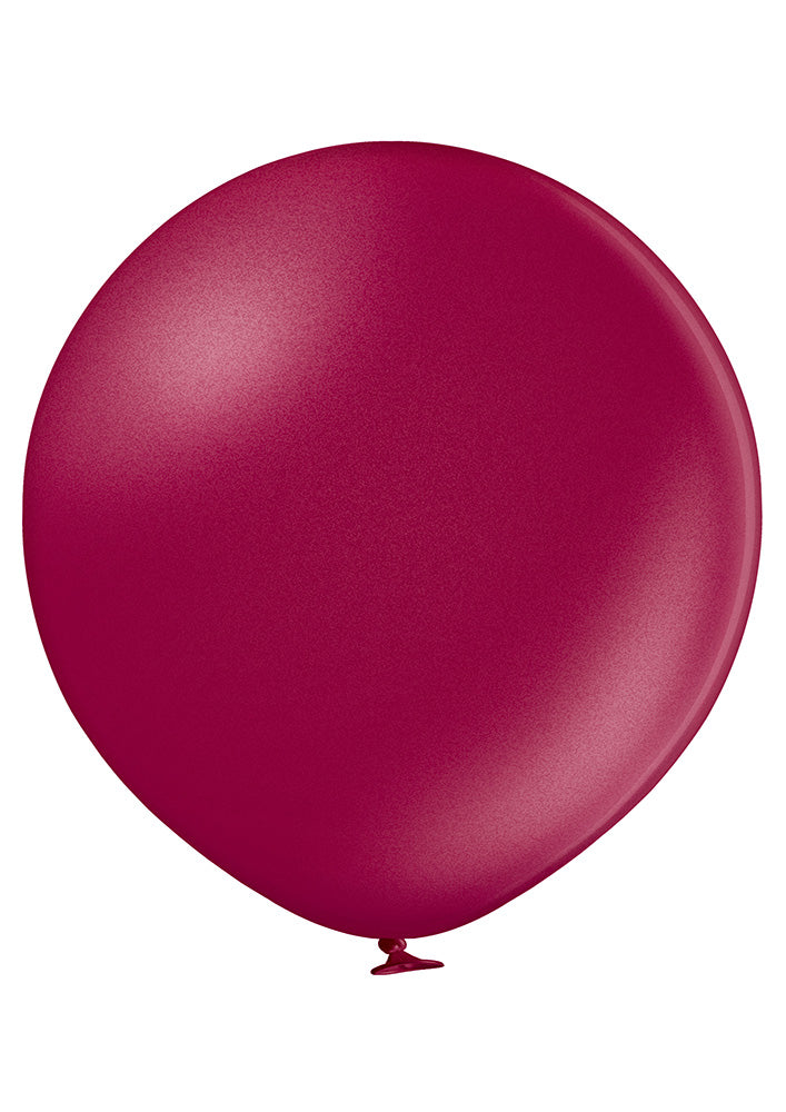 Inflatex Balloon Image 24" Ellie's Brand Latex Balloons Pearl Merlot (10 Per Bag)