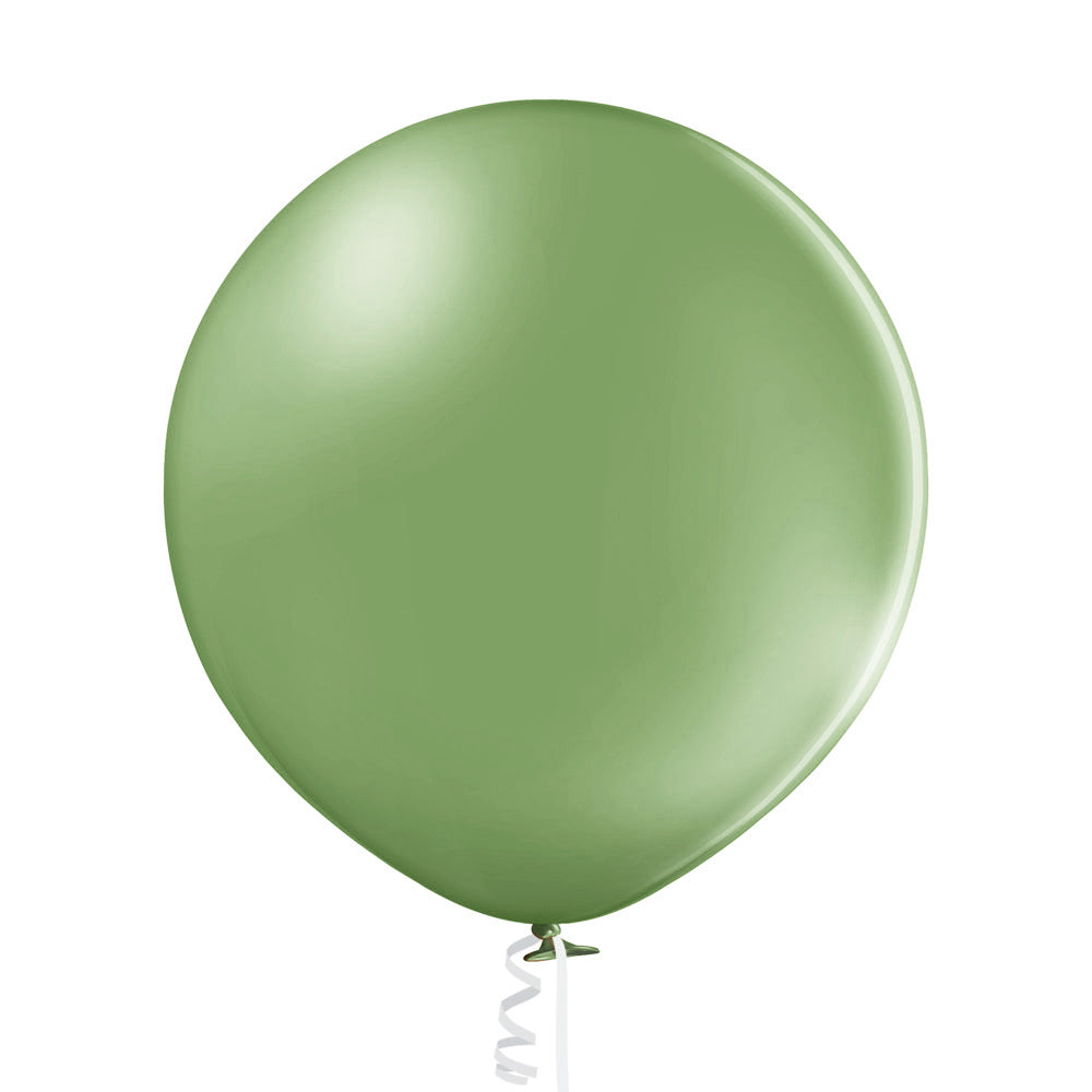 Inflatex Balloon Image 24" Ellie's Brand Latex Balloons Sage (10 Per Bag)