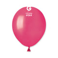 5" Gemar Latex Balloons (Bag of 100) Metallic Metallic Fuchsia