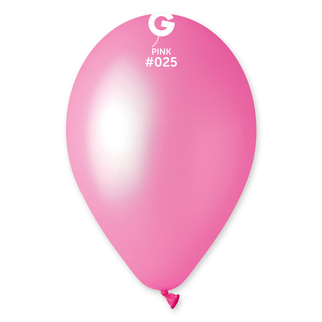 12" Gemar Latex Balloons (Bag of 50) Neon Balloons Neon Pink