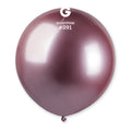 19" Gemar Latex Balloons Pack Of 25 Shiny Pink