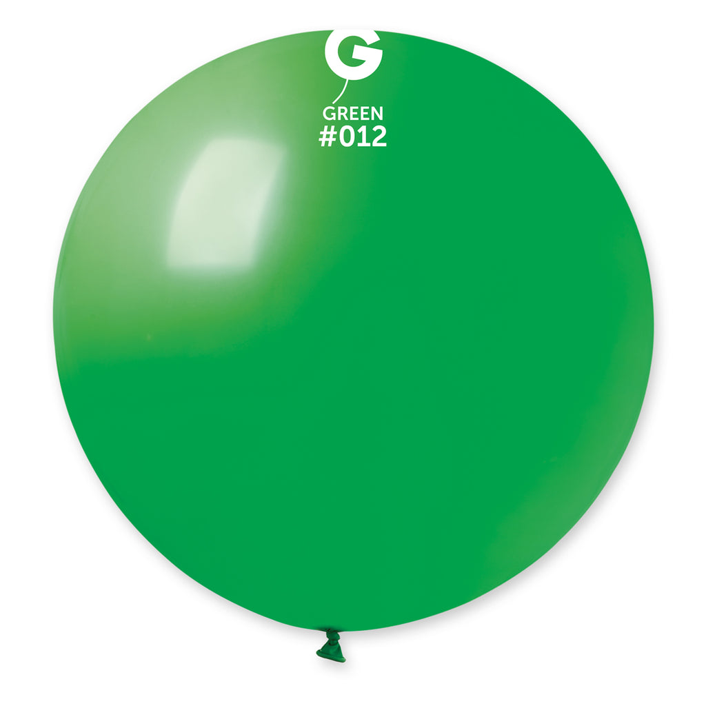 31" Gemar Latex Balloons (Pack of 1) Giant Balloon Green