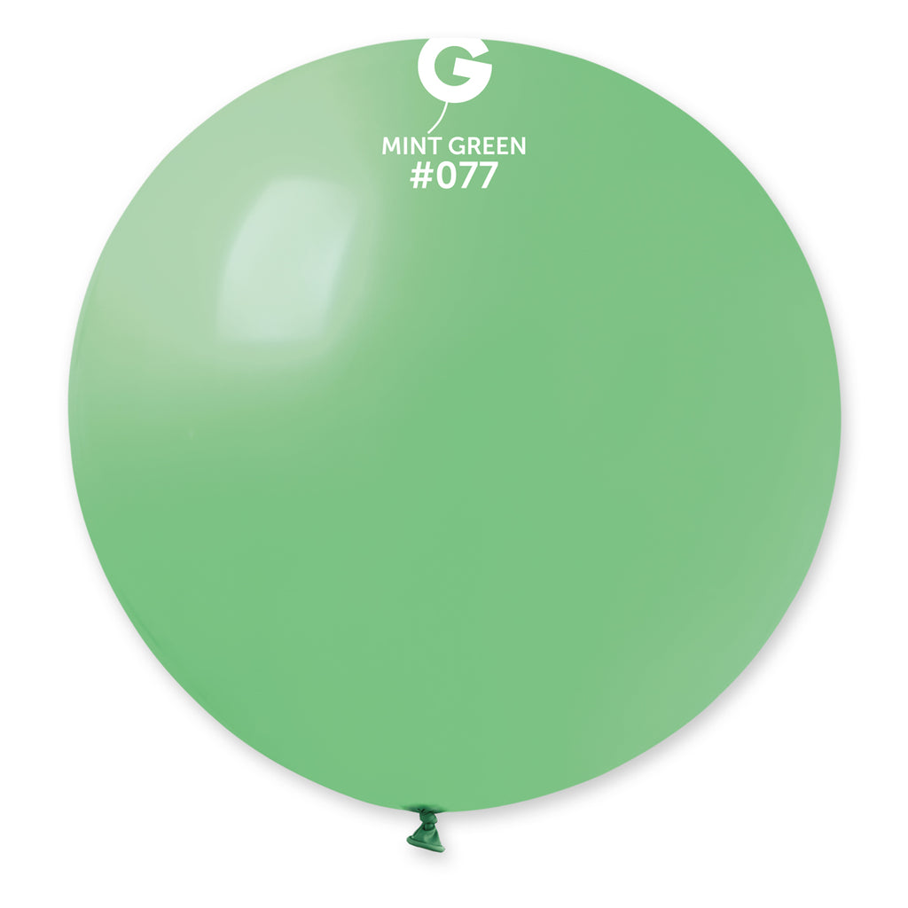 31" Gemar Latex Balloons (Pack of 1) Giant Balloon Mint Green