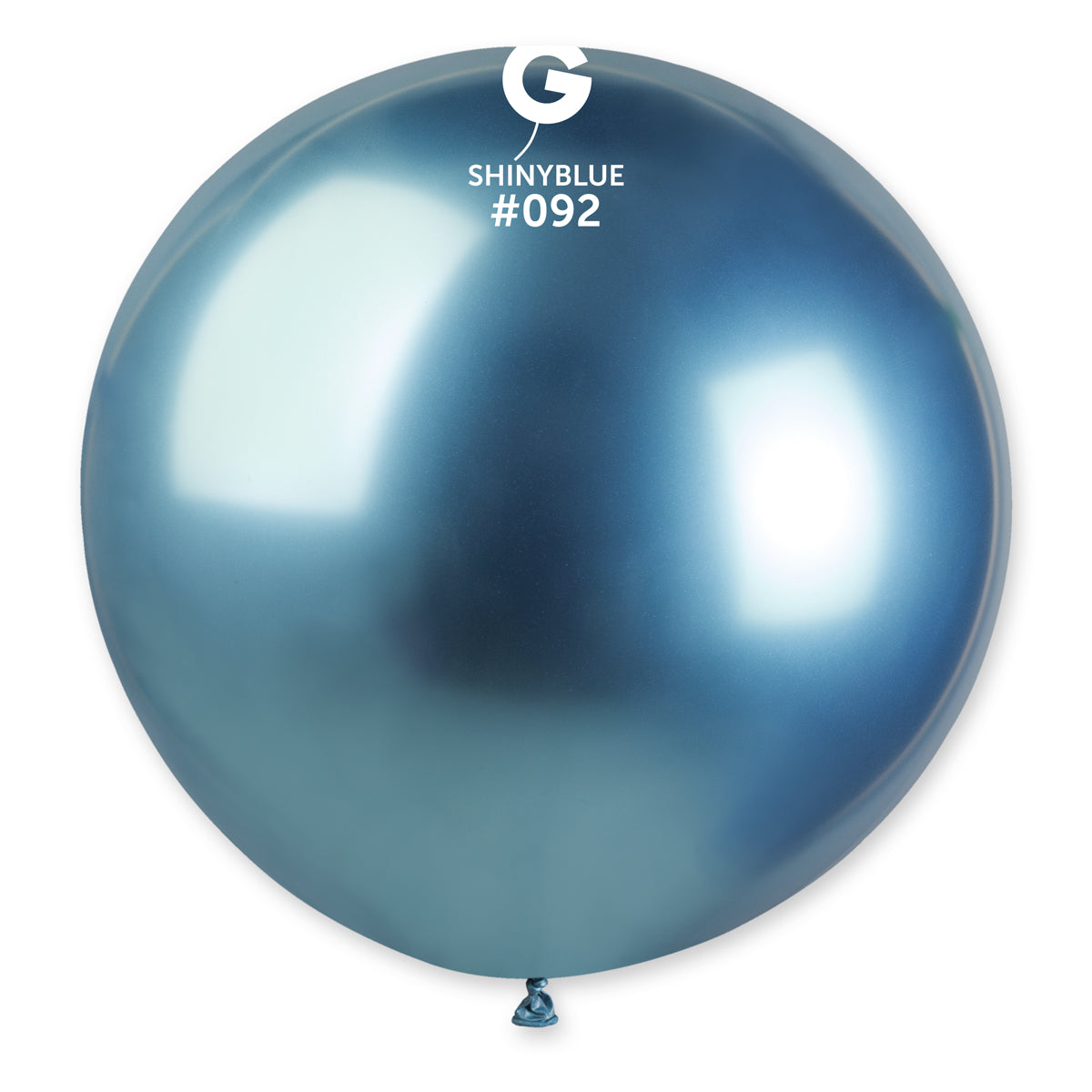 ballon bleu ciel glossy