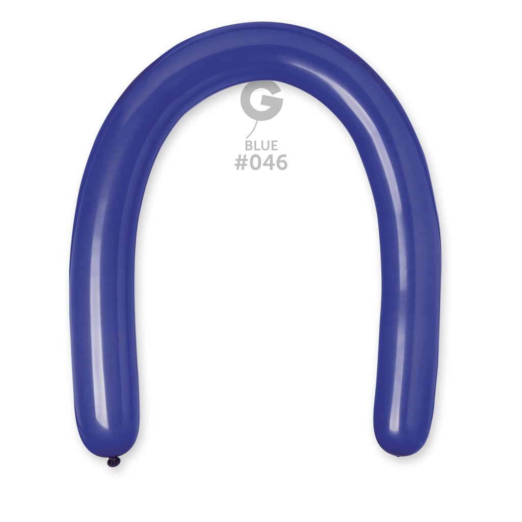 360G Gemar Latex Balloons (Bag of 50) Modelling/Twisting Royal Blue*