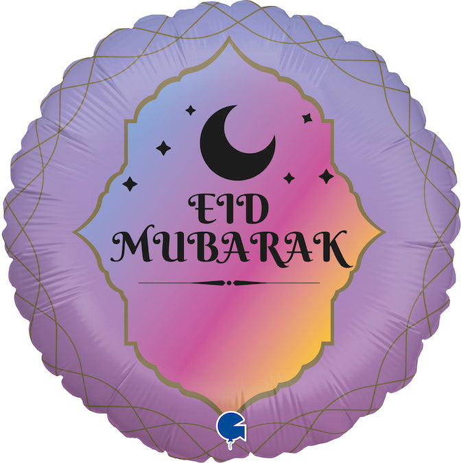 18" Eid Mubarak Foil Balloon