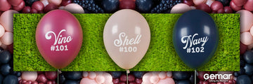 19 inch gemar latex balloons bag of 25 standard shell