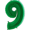 40" Megaloon Foil Shape 9 Green Number Balloon