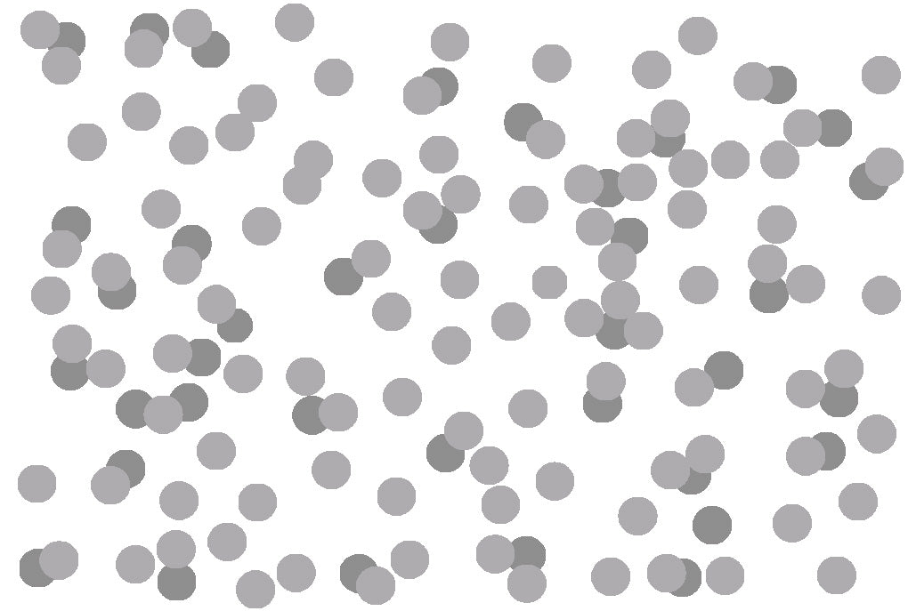 Tissue Paper Balloon Confetti Dots Dots Grey