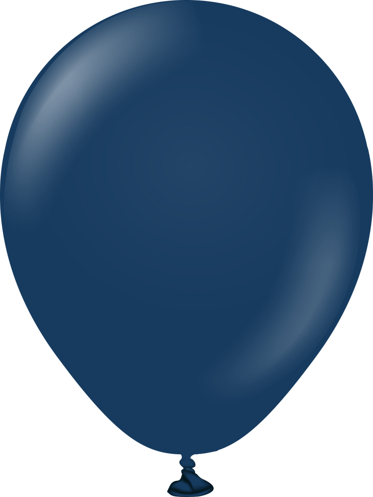 5" Kalisan Latex Balloons Standard Navy (50 Per Bag)
