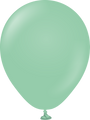 5" Kalisan Latex Balloons Standard Mint Green (50 Per Bag)