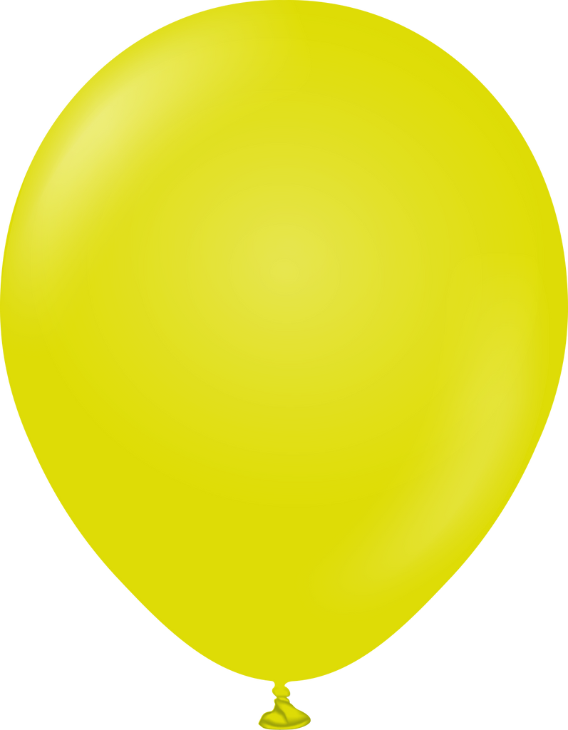 18" Kalisan Latex Balloons Standard Lime Green (25 Per Bag)