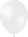 18" Kalisan Latex Balloons Metallic Pearl White (25 Per Bag)