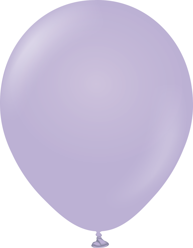 18" Kalisan Latex Balloons Standard Lilac (25 Per Bag)