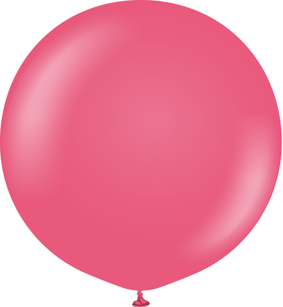 24" Kalisan Latex Balloons Standard Fuchsia (5 Per Bag)