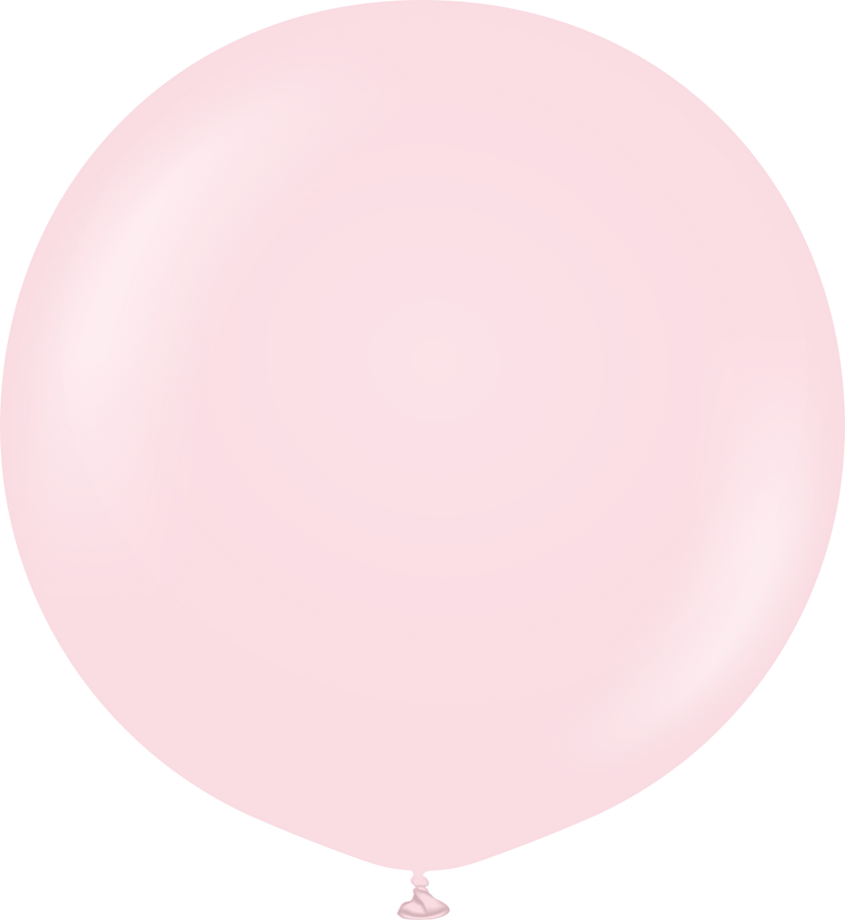 24" Kalisan Latex Balloons Standard Light Pink (5 Per Bag)