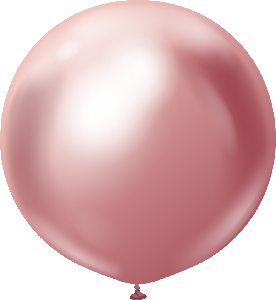 36" Kalisan Latex Balloons Mirror Pink (2 Per Bag)