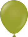 5" Kalisan Latex Balloons Retro Olive (50 Per Bag)