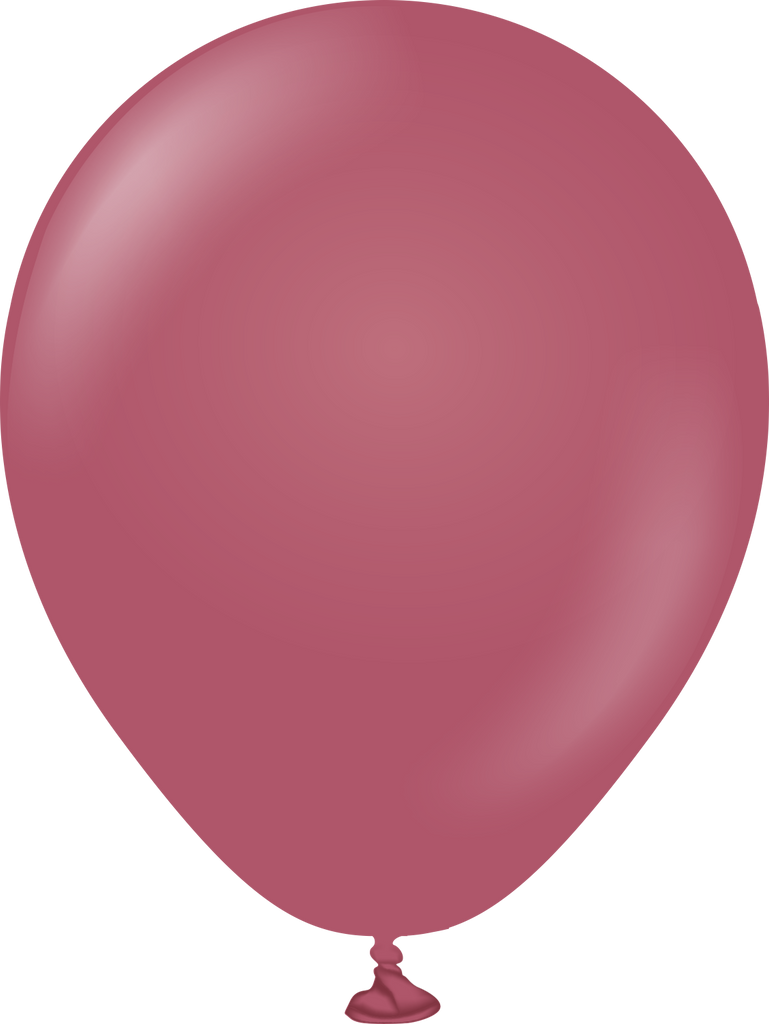 5" Kalisan Latex Balloons Retro Wild Berry (50 Per Bag)